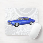 1970 Chevelle SS: Blue Finish: Mousepad (Mit Mouse)