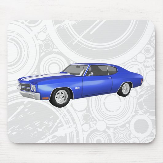 1970 Chevelle SS: Blue Finish: Mousepad (Vorne)