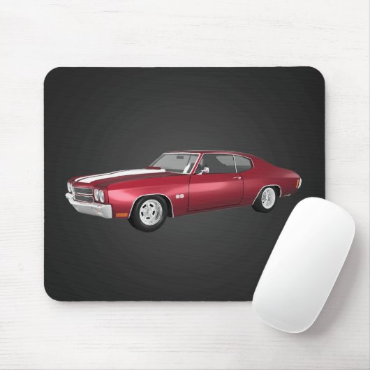 1970 Chevelle SS: Candy Apple Finish: Mousepad (Mit Mouse)