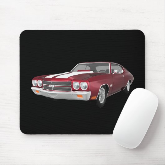 1970 Chevelle SS: Candy Apple Finish: Mousepad (Mit Mouse)