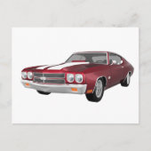 1970 Chevelle SS: Candy Apple Finish: Postkarte (Vorderseite)