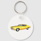 1970 Chevelle SS: Gelbes Finish: Schlüsselanhänger (Vorderseite)