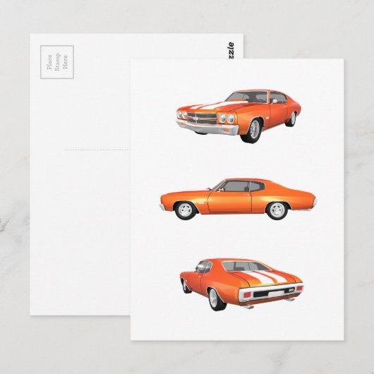 1970 Chevelle SS: Postkarte (Vorne/Hinten)