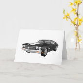 1970 Chevelle SS: Schwarzes Finish: Karte (Gelbe Blume)