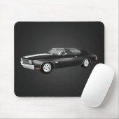 1970 Chevelle SS: Schwarzes Finish: Mousepad (Mit Mouse)