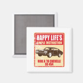 1970 Chevrolet Chevelle SS 454 Magnet (Vorderseite/Rückseite)