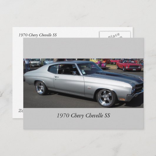 1970 Chevy Chevelle SS Postkarte (Vorne/Hinten)
