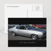 1970 Chevy Chevelle SS Postkarte (Vorne/Hinten)