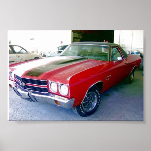 1970 Chevy El Camino SS 396 Poster (Vorne)