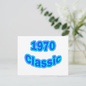 1970 Classic Blue Karte (Stehend Vorderseite)