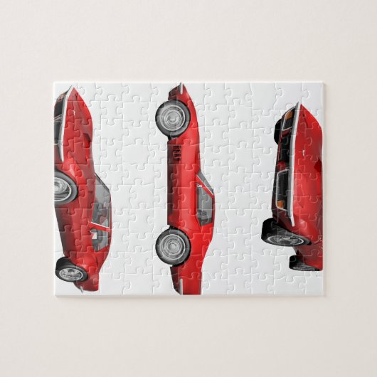 1970 Corvette: Red Finish Puzzle (Horizontal)