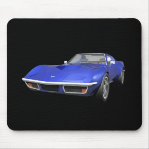 1970 Corvette Sportwagen: Blue Finish Mousepad