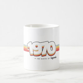 1970 Die Geburt von Legenden Kaffeetasse
