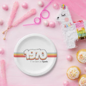 1970 Die Geburt von Legenden Pappteller (Party)