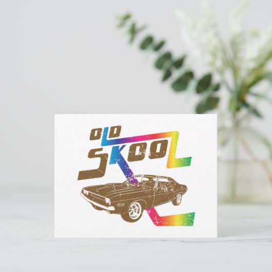 1970 Dodge Challenger Postkarte (Stehend Vorderseite)