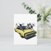 1970 Dodge-Ladegerät R/T Postkarte (Stehend Vorderseite)