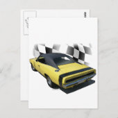 1970 Dodge-Ladegerät R/T Postkarte (Vorne/Hinten)