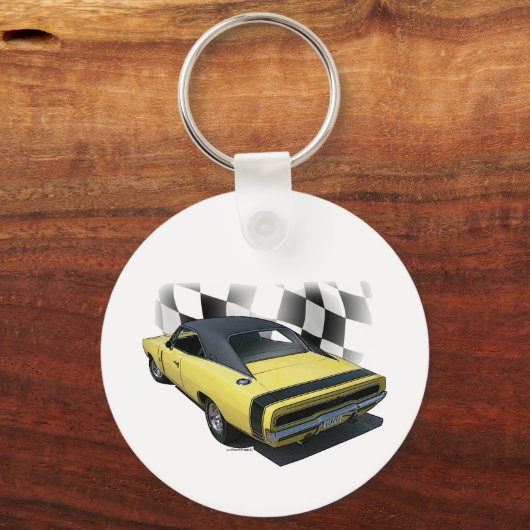 1970 Dodge-Ladegerät R/T Schlüsselanhänger (Vorderseite)