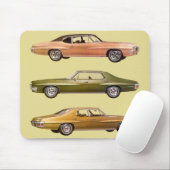 1970 drei Muskelwagen Mousepad (Mit Mouse)