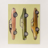 1970 drei Muskelwagen Puzzle (Vertikal)
