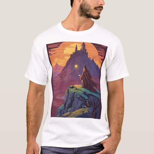 1970 dunkle Fantasie T-Shirt (Vorderseite)