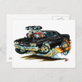1970 El Camino Black Truck Postkarte (Vorne/Hinten)