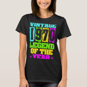 1970 Geburtstag Vintag 1970 & Geboren 1970 Made in T-Shirt