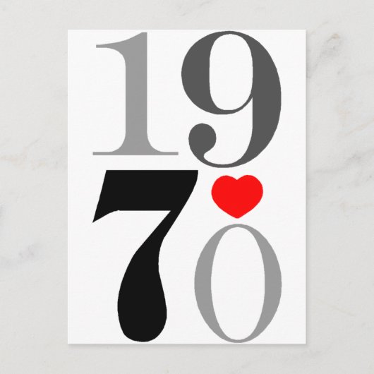 1970 GRAFIK POSTKARTE (Vorderseite)