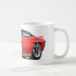 1970 GTO Rot-Schwarze Spitze Kaffeetasse