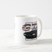 1970 GTO Schwarzes Kaffeetasse (VorderseiteRechts)