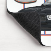 1970 GTO Schwarzes Mousepad (Ecke)