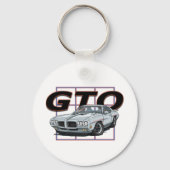 1970 GTO Silver Schlüsselanhänger (Vorderseite)