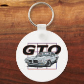 1970 GTO Silver Schlüsselanhänger (Vorderseite)