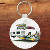 1970 GTO Weißer Wagen Schlüsselanhänger (Vorderseite)