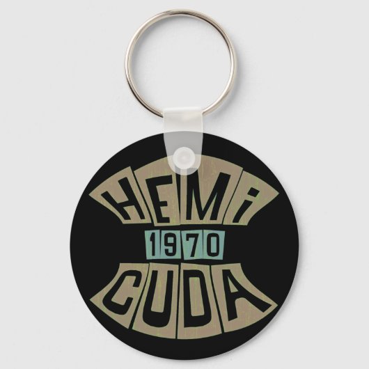 1970 HEMI CUDA SCHLÜSSELANHÄNGER (Vorderseite)