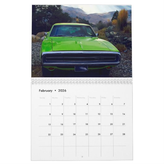 1970 Ladegerät-Register - Kalender 2016 (Feb 2026)