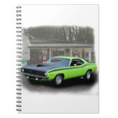 1970 Plymouth AAR Cuda in Abfüllserie Notizblock (Vorderseite)