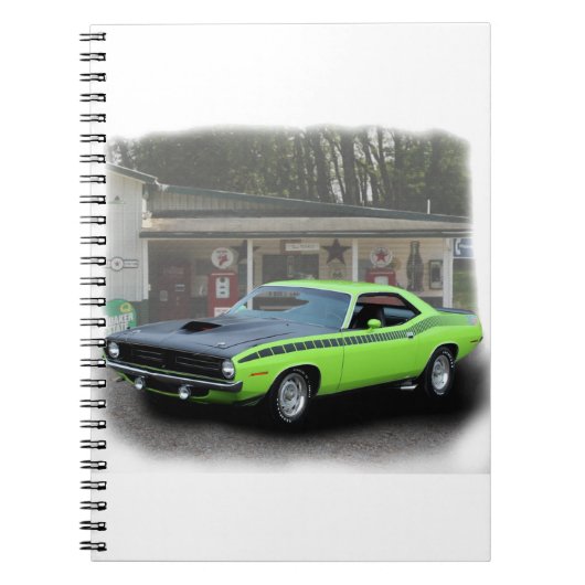 1970 Plymouth AAR Cuda in Abfüllserie Notizblock (Vorderseite)