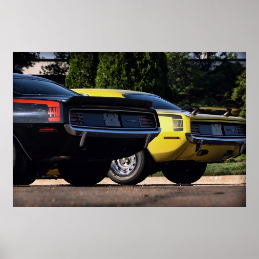 1970 Plymouth 'Cuda 440 & HEMI Poster (Vorne)