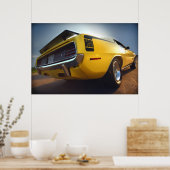 1970 Plymouth HEMI 'Cuda Hemicuda Poster (Küche)