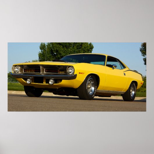 1970 Plymouth Hemi Cuda Poster (Vorne)