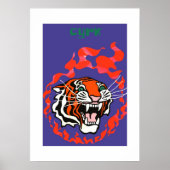 1970 Polen Zirkus Kirk Werbung Poster (Vorne)