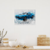 1970 Pontiac Firebird Trans Am Ram Air III Poster (Küche)