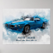 1970 Pontiac Firebird Trans Am Ram Air III Poster (Vorne)