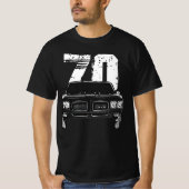 1970 Pontiac GTO Front Grill View mit Jahr T-Shirt (Vorderseite)