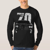 1970 Pontiac GTO Front Grill View with Year Classi T-Shirt (Vorderseite)