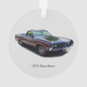 1970 Ranchero-Acrylschmuck Ornament (Rückseite)