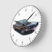 1970 Ranchero Clock Runde Wanduhr (Winkel)