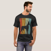 1970 Retro Style Dobermann T-Shirt (Vorne ganz)