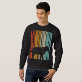 1970 Retro Style Labrador Sweatshirt (Vorne ganz)